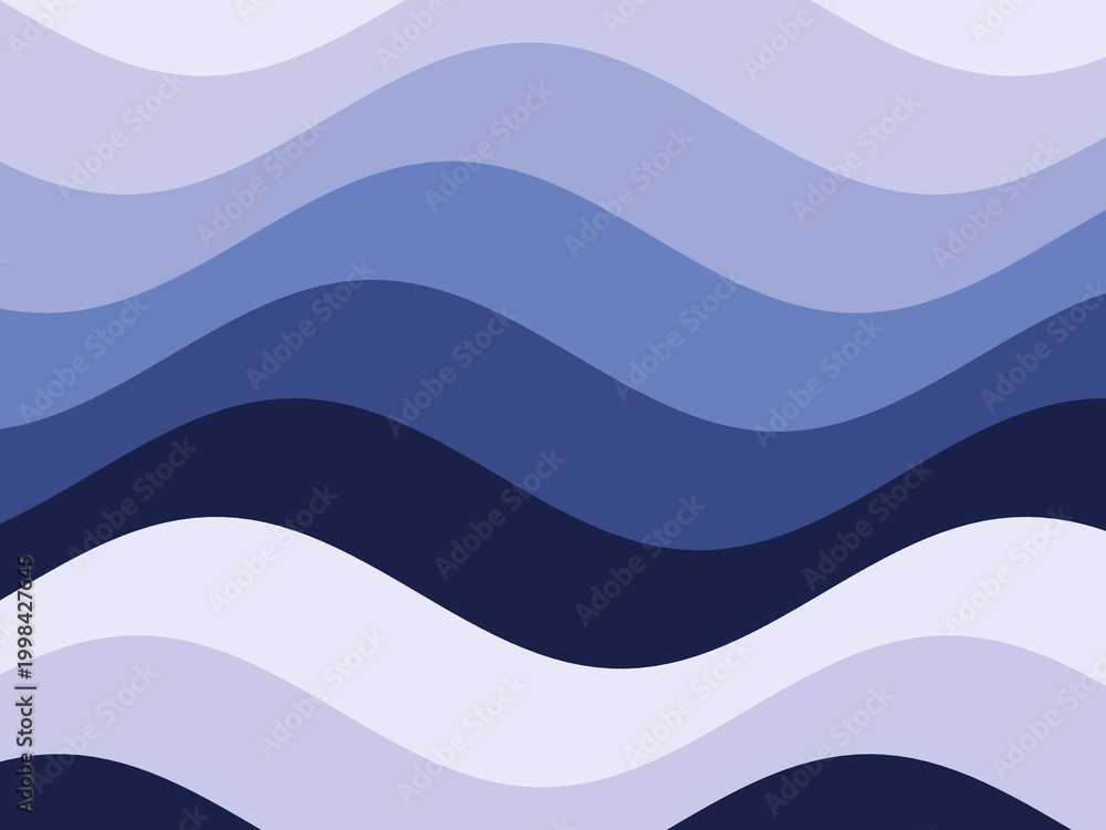 Fototapeta premium Rippled Horizontal Stripes Pattern Abstract Design