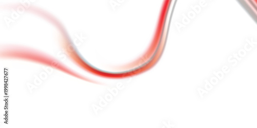 Red shiny sparks of spiral wave. A curved bright line of speed is spinning. Shiny wavy path. Rotating dynamic neon circle. Magic red swirl with highlights. Glowing swirl bokeh effect. vector