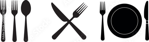 knife fork and spoon