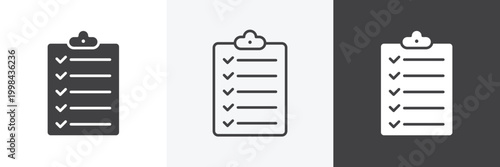 Canvastavla Clipboard icon set for web