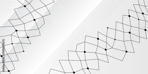 Abstract polygonal background design for business and technology. Abstract technology background. Plexus mesh backdrop. Vector. Network Mesh Procedural Art background illustration


