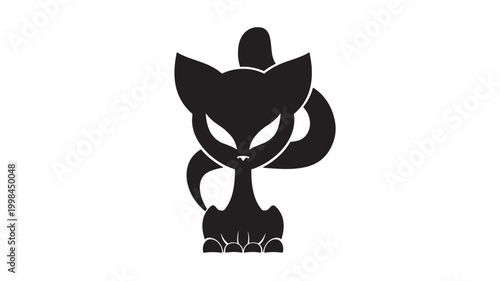 Candle silhouette icon with black flame and circular wick design for premium logo and branding on white background featuring home decor, spa,