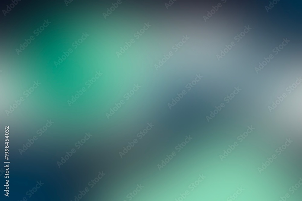Obraz premium Aurora Borealis Hand Drawn Abstract Blurry Background