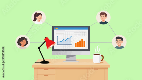 Remote work team collaboration