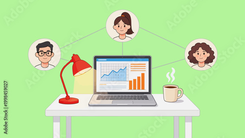 Remote work team collaboration