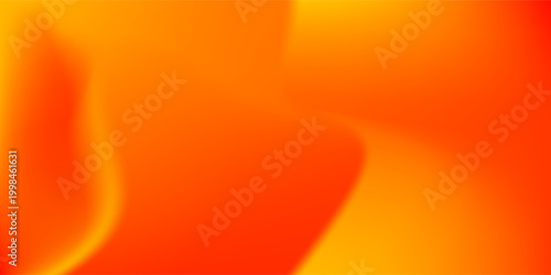 Abstract gradient background of glossy red and yellow colors. beauty curved shape composition illustration art for banner, poster, brochure, digital, web, page, surface, decoration, advertising