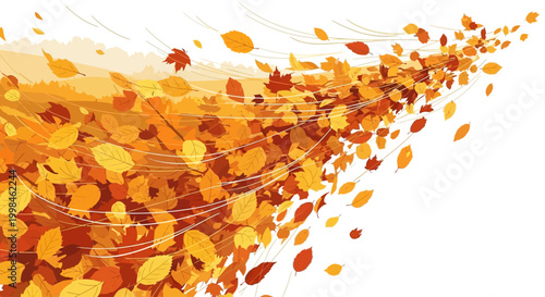 Leaves Falling in Air Motion.