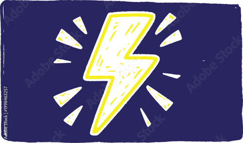 A set of five black and white lightning bolt icons in different styles and designs on a white background