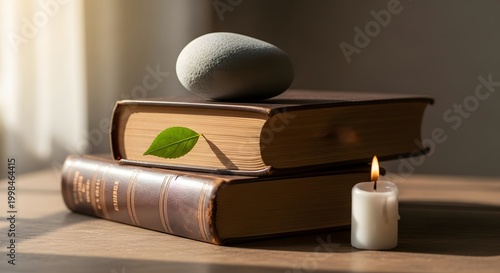 Calm still life with soft natural light expressing inner awareness and responsibility.