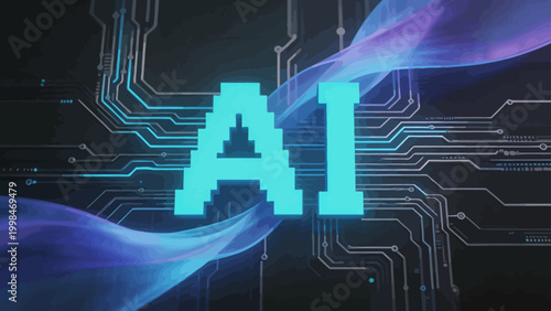 AI technology circuit board