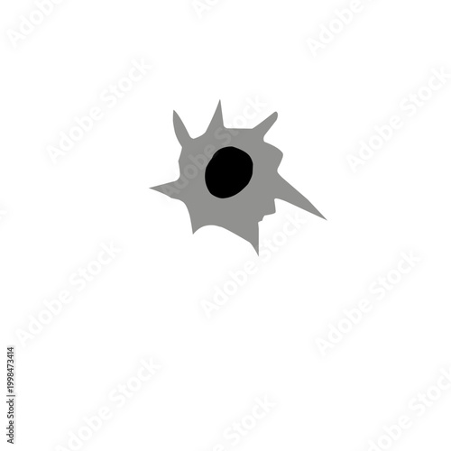 Bullet hole