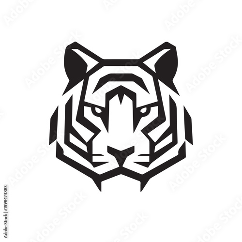 tiger head vector