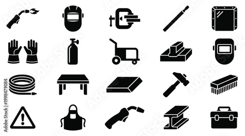 Construction Tools Icons Set