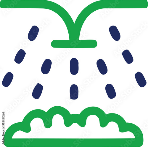 Abstract vector illustration background with clouds and blots, water splash ink paint liquid shapes and blue color pattern design wallpaper