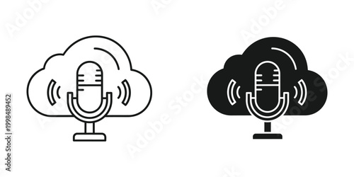 Comparison of cloud storage with audio recording features in different styles.