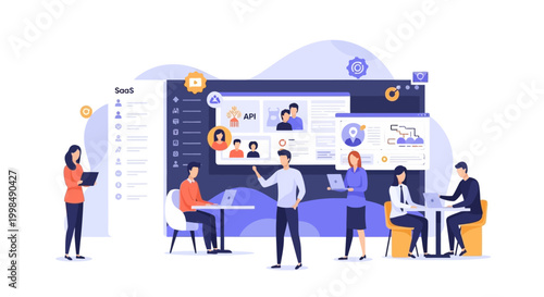 Team Collaboration in Software Development Studio with Large Display Screens