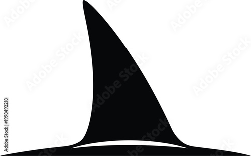 Black witch's hat silhouette isolated on transparent background halloween and magic symbol
