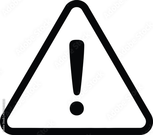 Alert warning sign icon Vector