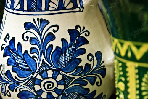 Romanian traditional pottery in the village Corund, Transylvania.