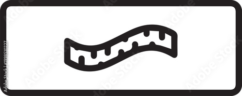 Highly Detailed Black & White Vector Microscope Slide Icon Featuring Embedded Fabric Thread for Scientific Research, Medical Diagnostics, Textile Analysis, Forensic Studies, Material