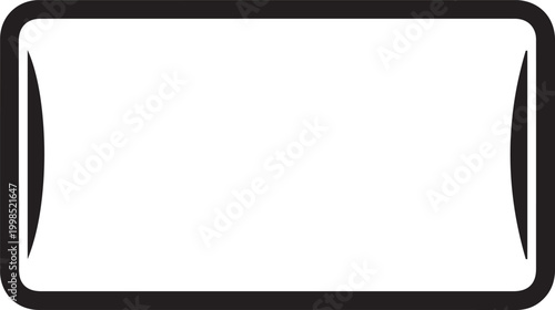 Bild auf Leinwand Premium Curved Microscope Cover Slip Vector Icon for Scientific Research, Medica