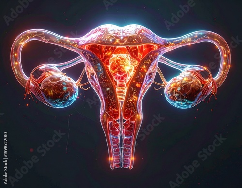 Luminous female reproductive system