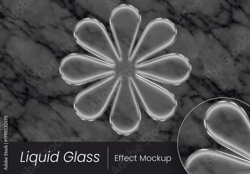 Liquid Glass Effect Mockup
