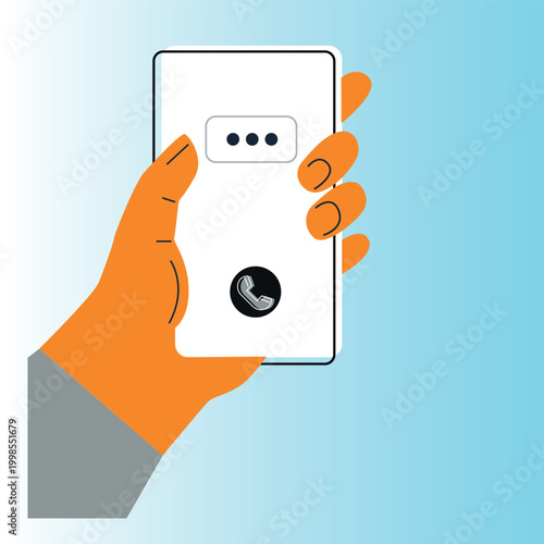 Art & Illustration People chatting online, social media communication and messaging concept	