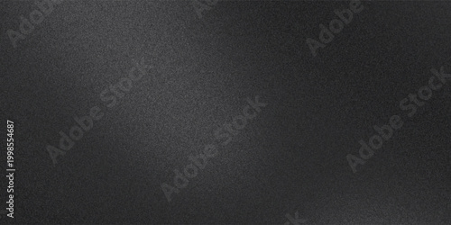 Abstract dark grey metallic texture with fine grainy finish and soft light gradients. Professional minimalist background for industrial branding and sleek technology product mockups.