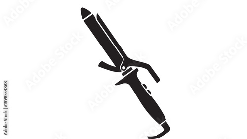 Pen tool icon for drawing outlines and shapes with minimal design on a clean white background featuring outline, UI symbol, graphic editing with