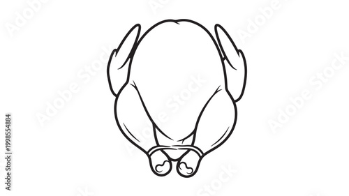 Dog head wearing headphones icon with clean line art style for music and pet community branding featuring canine, audio, sound with listening and DJ