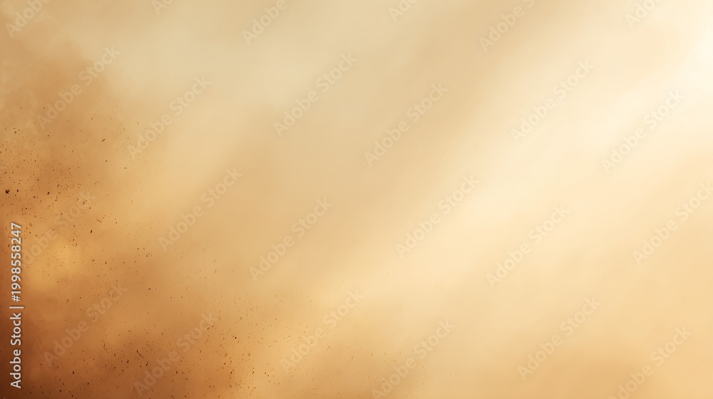 Fototapeta premium Warm beige gradient background with natural soft light and simplicity. 