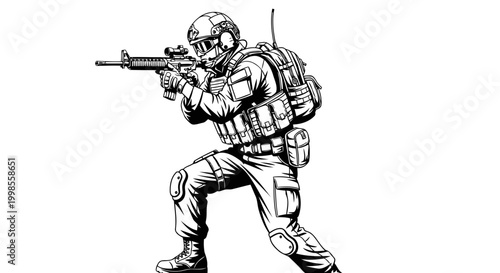 soldier with sword