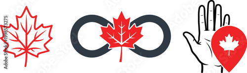 Canada day celebration iconic maple leaf designs for national pride