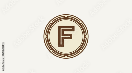 Letter F Logo Design.