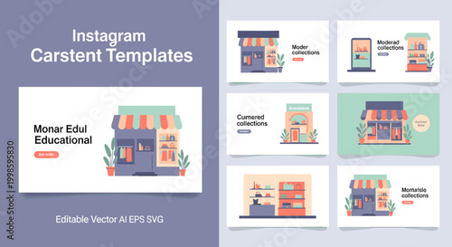 Clean, modern template design for education content. Ideal for online courses, presentations, and marketing materials conveying knowledge and learning
