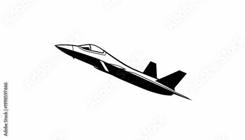 Shenyang J-35A "Blue Shark" Stealth Fighter Jet SVG Silhouette — Top, Side & Front View