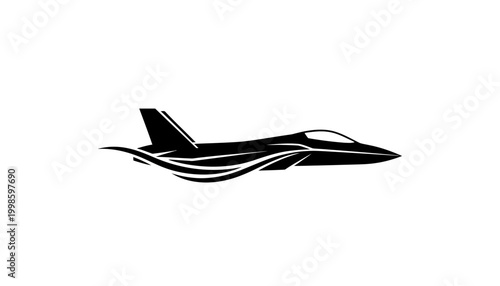 Shenyang J-35A "Blue Shark" Stealth Fighter Jet SVG Silhouette — Top, Side & Front View