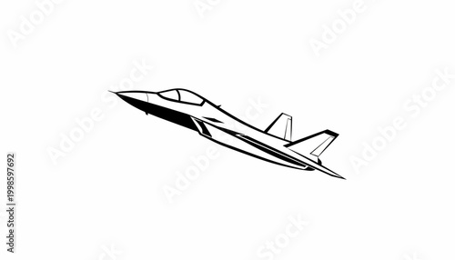 Shenyang J-35A "Blue Shark" Stealth Fighter Jet SVG Silhouette — Top, Side & Front View