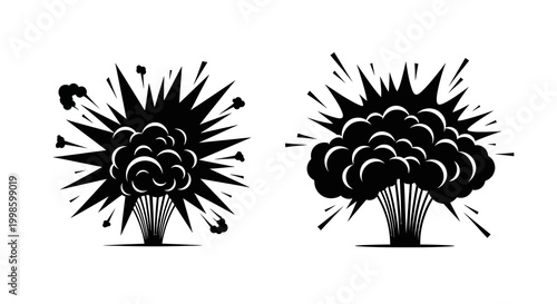 explosion silhouette with sharp rays and cloud shapes silhouette high quality professional detailed modern elegant stylish clean crisp vibrant colorful digital