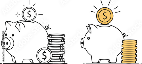 3D cartoon illustration of a business man and his dog with a gold bone symbol representing a wealth investment and finance savings concept