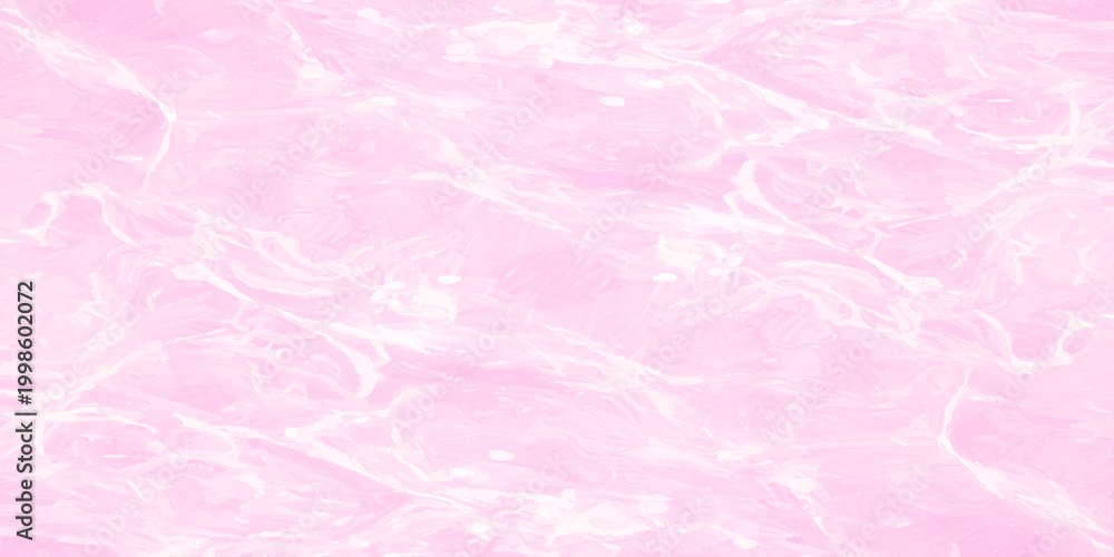 Fototapeta premium Abstract pink water ripples background with soft white light caustics and fluid wavy texture in pastel rose tones