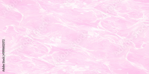Abstract pink water ripples background with soft white light caustics and fluid wavy texture in pastel rose tones