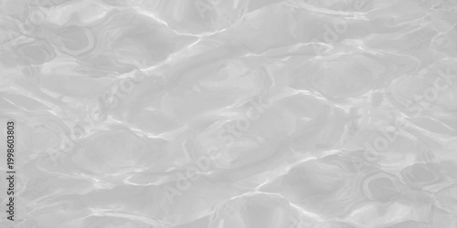 Abstract white water ripple texture background with soft light caustics and wave lines