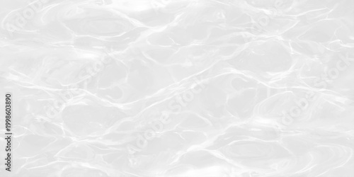 Abstract white water ripple texture background with soft light caustics and wave lines