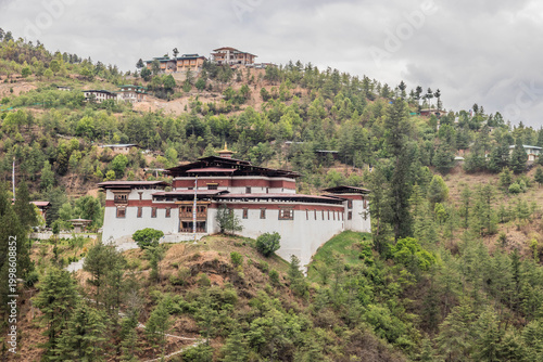 Simtokha Dzong Buddhist monastery and fortress near Thimphu, Bhutan
