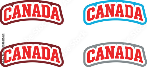 Canada day patches vibrant red and white canadian pride emblems