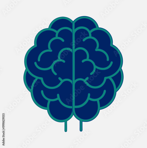 Brain Intelligence Technology Neural Icon