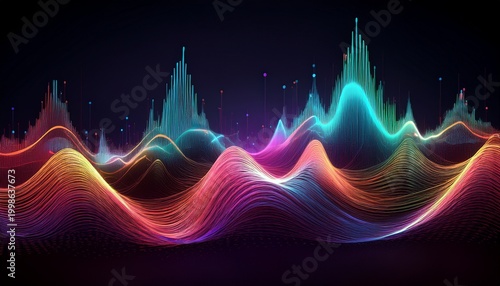 audio waveform visualization showing a sound s frequency and amplitude over time