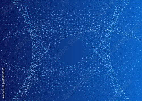abstract blue background with dotted lines